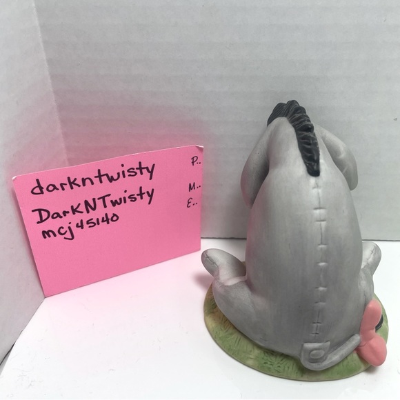 BNWT Vintage EEYORE bisque figurine classic Winnie the Pooh, - Picture 4 of 10